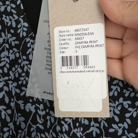 Beautiful dress NWT size small from mbym - Picture 6 of 6